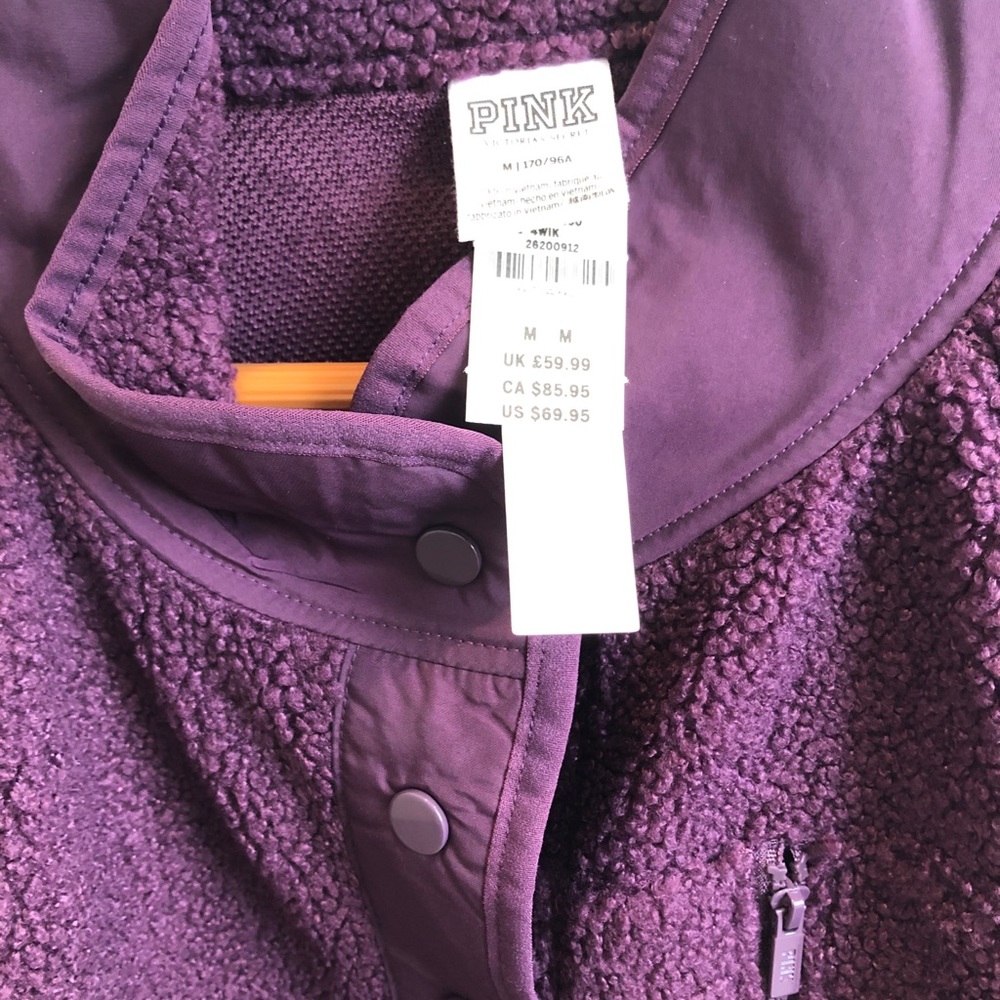 Victoria’s Secret PINK Cozy Snap Jacket - Picture 3 of 4